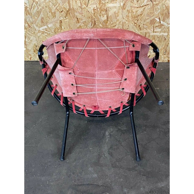 Mid-Century Balloon Cocktail Chair from Lusch & Co For Sale - Image 10 of 11