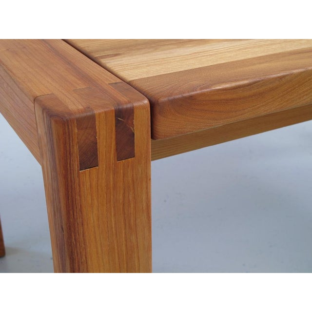 Extendable Table in Oiled Elm Wood Vendée Collection from Regain, France, 1960s For Sale - Image 10 of 18