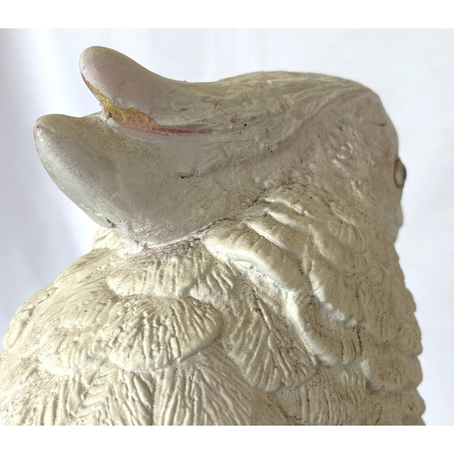 Vintage Mid Century Modern Coastal Tropical Bird Lamp For Sale - Image 15 of 18