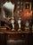 Elegant late 19th century pair of hand‑painted porcelain ewers with richly detailed cast brass mounts. Each ewer features...