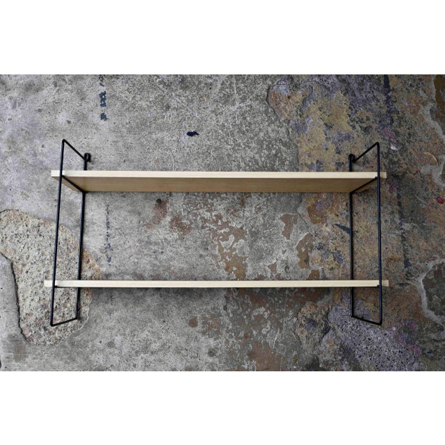 Mid-Century Modern Scandinavian String Shelf, 1950s For Sale - Image 10 of 11