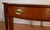 1980s Harden English Regency Style Cherry Inlaid Console Table For Sale - Image 6 of 18