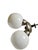 Metal Art Deco Glass Chandelier, Poland, 1970s For Sale - Image 7 of 11