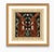 Atelier Aria Lumae Arts and Crafts Symmetrical Hares Folklore Fine Art Gallery Board Print With Integrated Floral Border Design 18 X 18 For Sale - Image 14 of 17