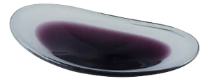Large Bowl in Art Glass in Clear and Purple by Vicke Lindstrand for Kosta Boda, 1970s
