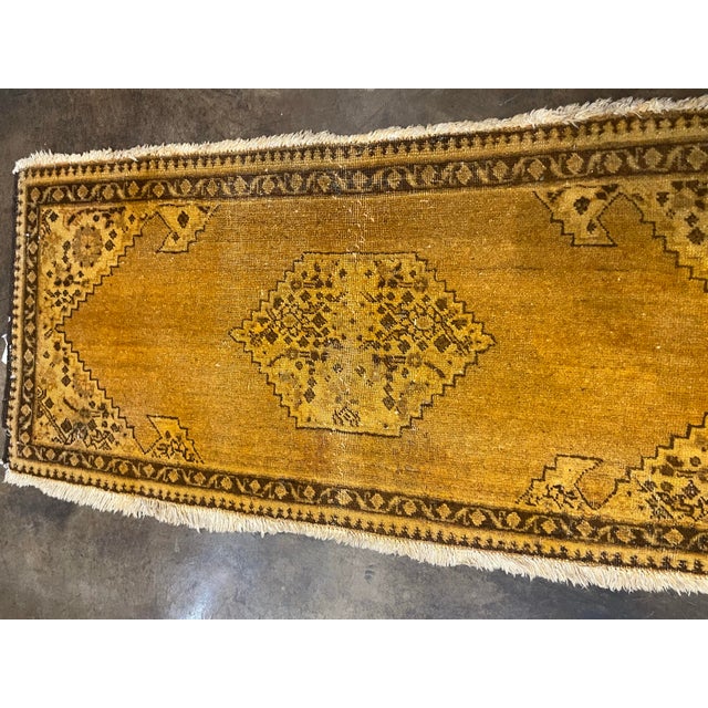 1990 Old Persian Tabriz Area Rug 1'8" X 3'9" For Sale In Dallas - Image 6 of 8