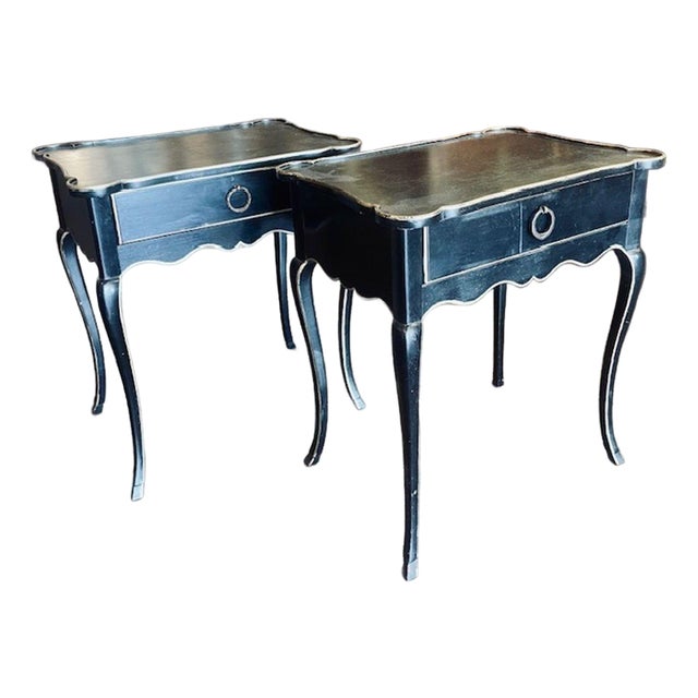 Pair of Vintage French Provincial Style Side Tables For Sale