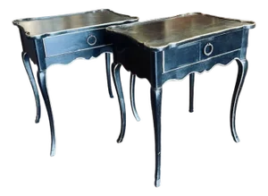 Pair of Vintage French Provincial Style Side Tables