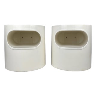 Giano-Giano-Vano Tables by Emma Gismondi for Artemide, Italy, 1970s, Set of 2 For Sale