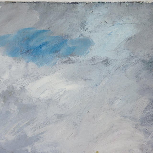 Vintage Cityscape Painting of European Clock Tower Scene by Nandor Vagh-Weinmann For Sale - Image 9 of 11