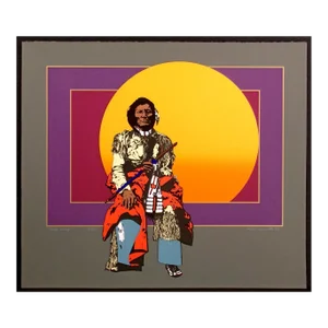 Ward Churchill "Dull Knife" Hand Signed Fine Art Serigraph 1983 29/50