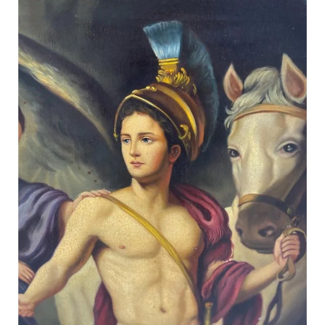 2000 - 2009 After A.R. Mengs, Perseo and Andromeda, Italy, 2005, Oil on Canvas, Framed For Sale - Image 5 of 9