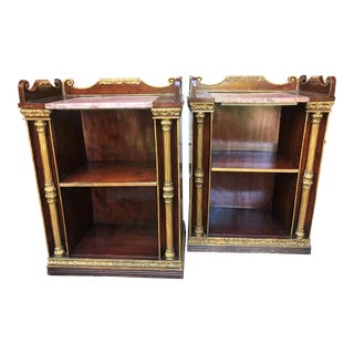 Early 19th Century English Regency Bookcase Consoles - a Pair For Sale