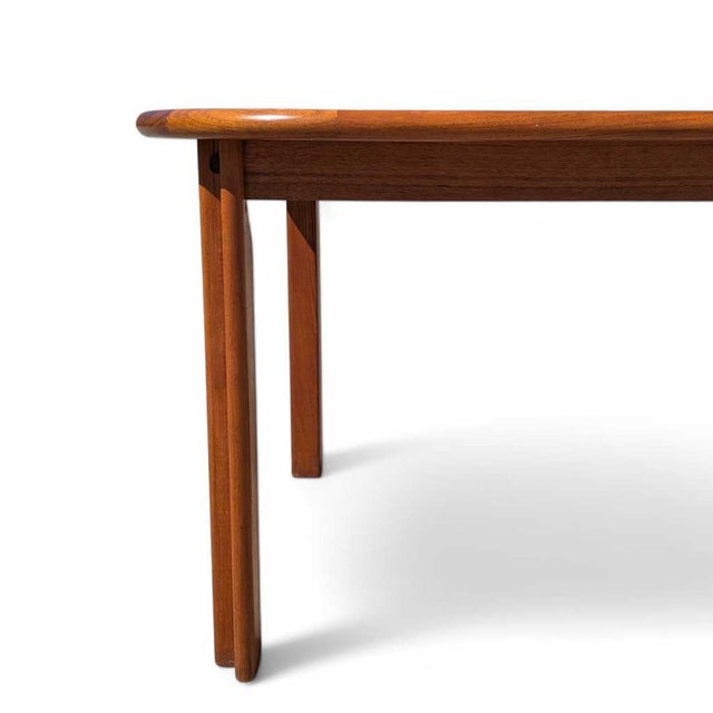 Danish Mid-Century Teak Butterfly-Leaf Dining Table, Mid-Century Modern, Scandinavian For Sale - Image 4 of 18