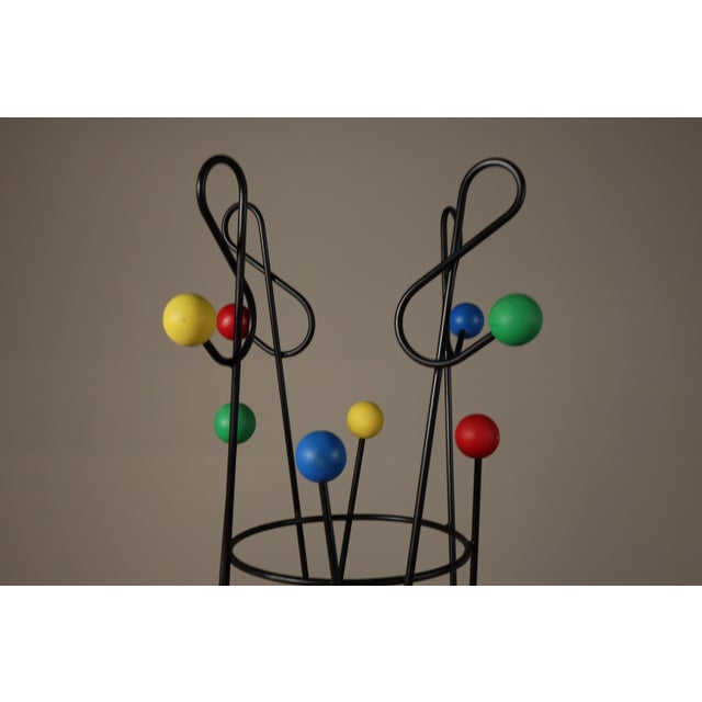 Freestanding Coat and Hat Stand in the style of Roger Féraud, 1990s For Sale - Image 6 of 7