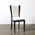 Set of 6 Art Deco Skyscraper Black Lacquer & Off White Upholstery Dining Chairs For Sale - Image 15 of 16