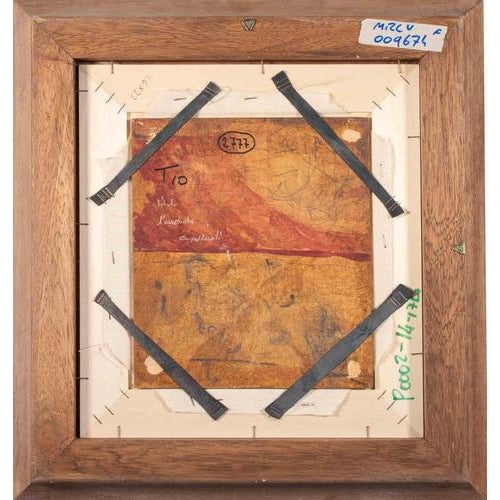 Alberto Gallerati, The Acrobat, 1980s, Oil Painting, Framed For Sale - Image 4 of 5