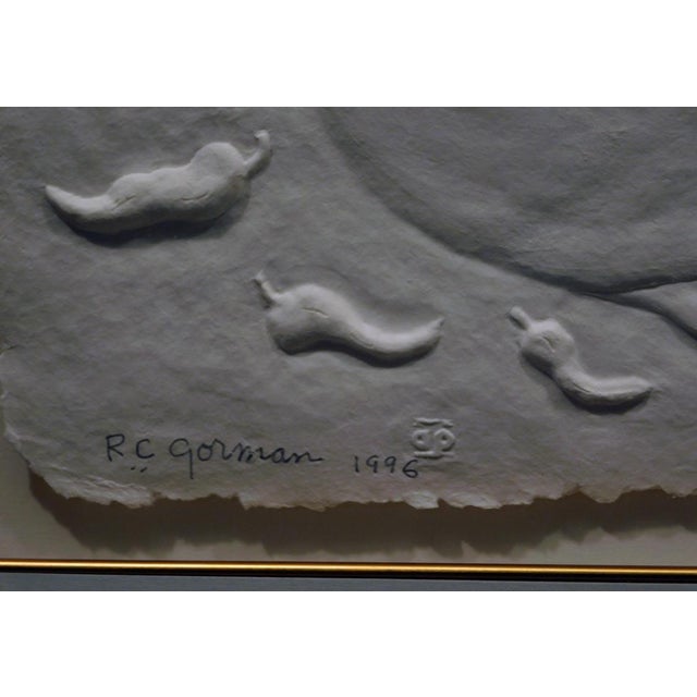 Impressionist R.C.Gorman "Aunt Etta" Paper Cast Hand Signed&numbered 1996 Art For Sale - Image 3 of 7