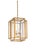 Mid-Century Modern Amherst Chandelier - Gold For Sale - Image 3 of 3