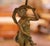 19th Century French Spelter Figural Lamp “Coup De Soleil” Signed Ferrand For Sale - Image 9 of 13