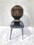 Piero Fornasetti lithographed wood and painted metal side chair.