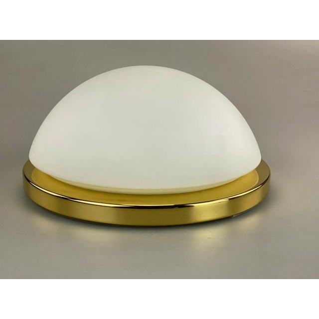 Metal Plafoniere Ceiling Lamp from Limburg Glashütte, 1970s For Sale - Image 7 of 13