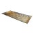 1960sMid Century Modern Gold Weave Glass Serving Platter For Sale