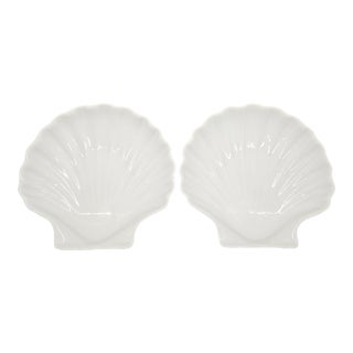 Vintage Contemporary Dansk International Design France Clam Shell Trinket Dishes (Set of 2) For Sale
