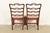 Baker Furniture Style Georgian Carved Mahogany Side Chairs or Dining Chairs, Pair For Sale - Image 12 of 13