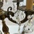 Bronze Crystal and Marble Electrified Tabletop Candelabra Lamp For Sale - Image 9 of 12