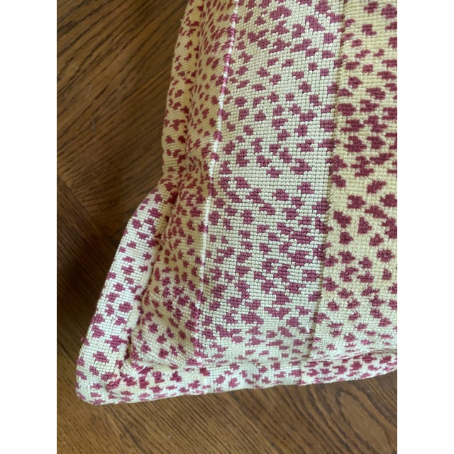 2020s Pair of 20" Cowtan & Tout "Malabar" Pillows in Red For Sale - Image 5 of 7