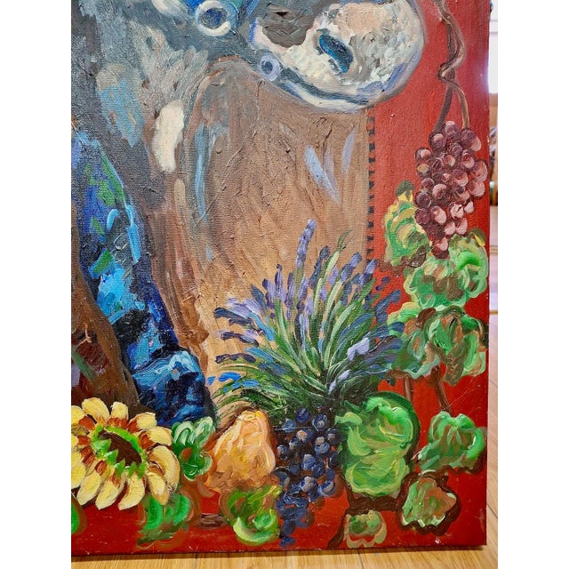 "A Frenchman and His Cow" by Suzanne Etienne For Sale In San Francisco - Image 6 of 9