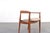 Brown Mid-Century Modern Danish Armchair by Illum Wikkelsø for Niels Eilersen, 1960s For Sale - Image 8 of 13