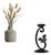 Verdant Candlestick | Handcrafted Metal Leaf Design Candle Holder for Botanical Decor For Sale