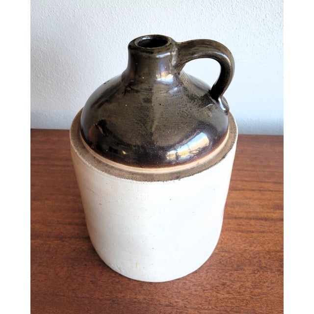 Farmhouse Antique Primitive Whiskey Jug For Sale - Image 3 of 8