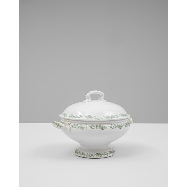 20th Century Dutch Special Edition Porcelain Tureen With Lid For Sale - Image 4 of 18