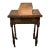 Antique Wood Dictionary Stand With Webster's New International Dictionary For Sale