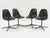 Herman Miller Set of Eames upholstered side chairs by Herman Miller For Sale - Image 4 of 8