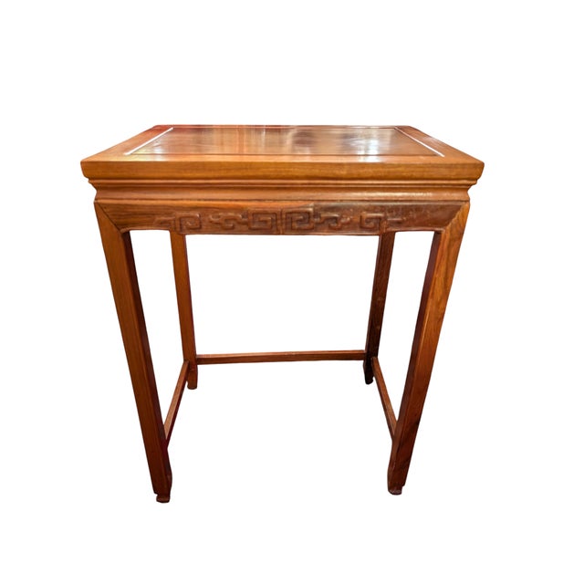 1950s Vintage Chinoiserie Asian Nesting Tables, Set of 4 For Sale - Image 9 of 11