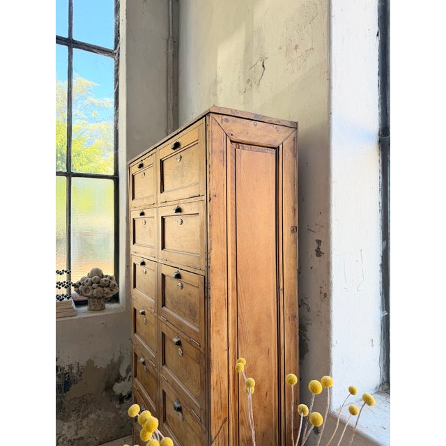 Vintage Drop-Down Trade Cabinet, 1950 For Sale - Image 10 of 18