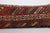1910s Authentic Handmade Decorative Lumbar Rug Pillow Cushion Cover -16'' X 47'' For Sale - Image 5 of 10