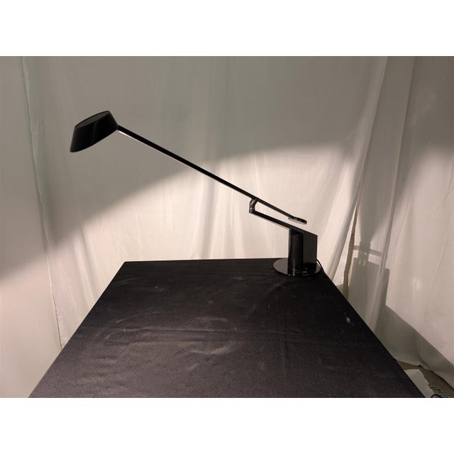 Black Office Lamp by R. Bonetto for Guzzini, 1980s For Sale - Image 9 of 10