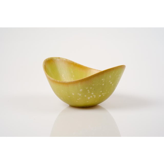 1950s Scandinavian Modern Aro Bowl in Stoneware by Gunnar Nylund for Rörstrand, 1950s For Sale - Image 5 of 10