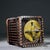 Vintage Chinese Bamboo Cricket Cage With Brass "Five Oxen" Engraved Top For Sale - Image 9 of 9