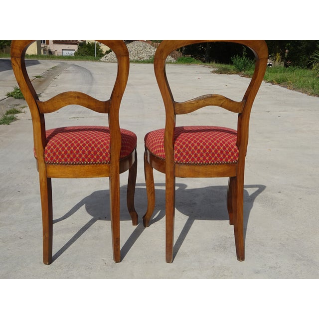 Louis Philippe Chairs, 19th Century, Set of 2 For Sale - Image 13 of 18