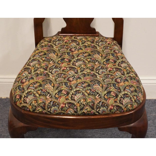 Wood Harden Furniture Solid Cherry Traditional Style Dining Side Chair For Sale - Image 7 of 12