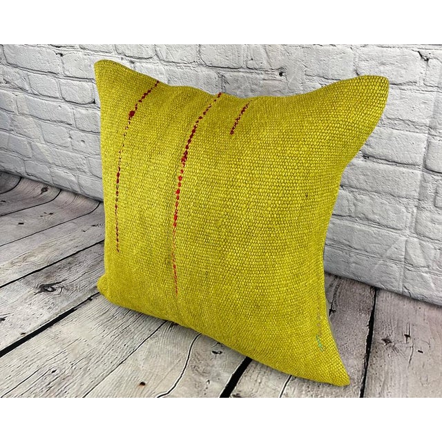 Vintage Pillow Case Turkish Hemp Pillow Decorative Hemp Pillow Dry cleaning only. PILLOW INSERT IS NOT INCLUDED