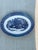 American Vintage Royal China Usa Currier & Ives Blue Old Inn Winter Serving Platter For Sale - Image 3 of 10