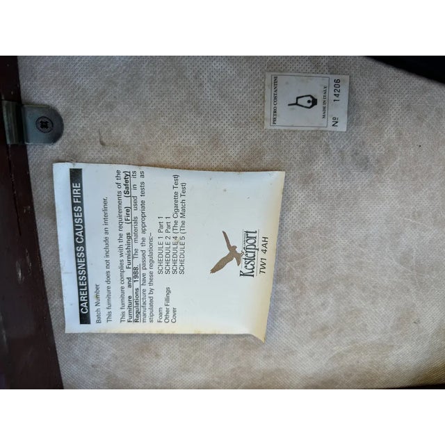 Lacquer and Fabric Dining Chairs by Pietro Costantini, 1980, Set of 6 For Sale - Image 12 of 13