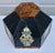 Black Vtg. Hexagonal Shaped Box With Asian Style Vessels For Sale - Image 8 of 15